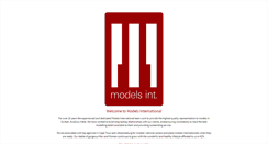 Desktop Screenshot of modelsinternational.co.za