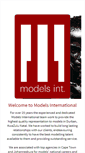Mobile Screenshot of modelsinternational.co.za